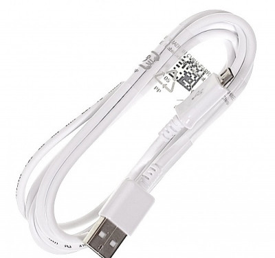 Cablu de date Samsung ECB-DU68WE, Micro USB, White foto