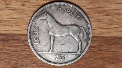 Irlanda - moneda de colectie - 1/2 half crown / coroin 1963 - superba ! foto