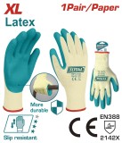 Manusi de protectie TOTAL din latex si material textil, marimea XL