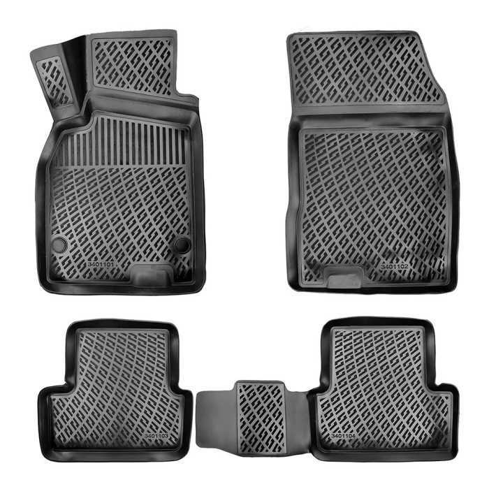 SET COVORASE AUTO CAUCIUC UMBRELLA PENTRU RENAULT FLUENCE 2009- 74500