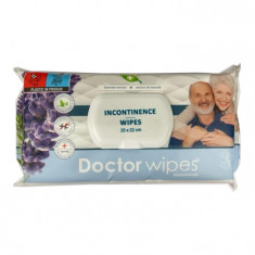 Servetele umede Incontinenta Lavanda, 50 bucati, Dr. Wipes