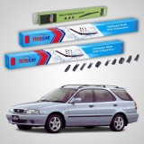 Cumpara ieftin Ștergătoare Suzuki Baleno Combi EG 1996-2005 | Set Față și Spate Flat Premium &ndash; TeamCar&reg;
