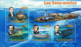 MALI 2023 - Submarine / set complet-colite + bloc (4 img), Stampilat