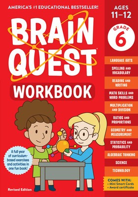 Brain Quest Workbook: 6th Grade Revised Edition foto