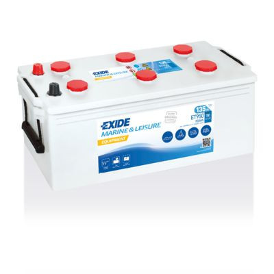 Acumulator EXIDE 12V 135Ah/700A EQUIPMENT; MARINE/RV (L+ borna standard) 513x189x223 B0 (ciclu profund)