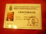 Legitimatie - Societatea Scriitorilor Targovisteni pe nume Barbu Cioculescu 2005