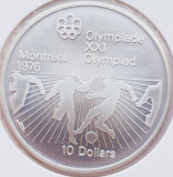 34 Canada 10 Dollars 1976 Montreal Soccer km 111 argint