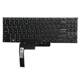 Tastatura Laptop Gaming, MSI, Katana GL66, GF66, MS-1581, MS-1582, MS-1583, MS-1584, 1SC, 11UC, 11UD, 12UD, 11UCK, 11UDK, iluminata, neagra, layout US