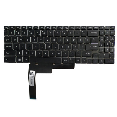 Tastatura Laptop Gaming, MSI, Crosshair 17 A11UDK, A11UCK, iluminata, neagra, layout US foto