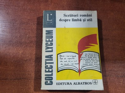 Scriitori romani despre limba si stil foto