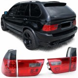 Lumini spate din sticla clara rosu negru fumurii, potrivite pentru BMW X5 E53 99-03 Performance AutoTuning