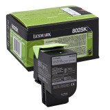Toner lexmark 80c2sk0 black 2.5 k cx310dn cx310n cx410de cx410de with 3 year onsite service
