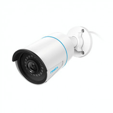 Camera de supraveghere Reolink RLC 510A cu inteligenta artificiala, detectare Persoana/Vehicul, rezolutie 5MP, notificare pe telefon