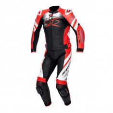 Costum Moto Spyke Estoril Sport Negru / Alb / Rosu Marimea 58 110252/10135/58