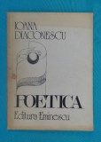 Ioana Diaconescu &ndash; Poetica