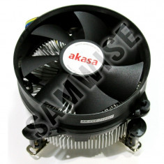 Cooler procesor LGA1155 si LGA1156 Akasa, Ventilator 92mm, Silentios, Mufa 4... foto