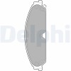 DELPHI LP2033 set placute frana,frana disc