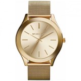 Michael Kors Slim Runway MK3282 Ceas Damă Quartz Brățară Mesh Aurie 42mm