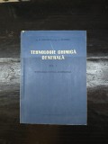 Tehnologie Chimică Generală Vol. I - Ing. M. Lebensohn și Ing. A. Weissberg