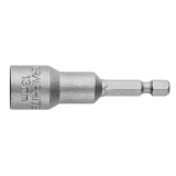 Tubulara magnetica 13 mm x 65 mm cu ax 1/4 pentru suruburi hexagonale