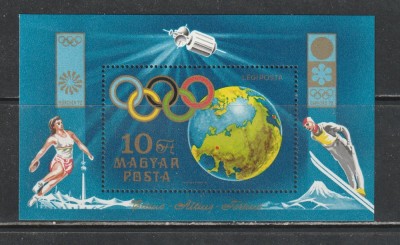 Ungaria 1972 - Jocurile Olimpice Munchen S/S 1v MNH foto
