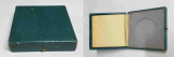 Cutie veche din carton pentru depozitare medalie - placheta - pt medalia de 6 cm