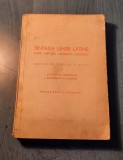 Sintaxa limbii latine dupa metoda istorico stilistica N. Barbu