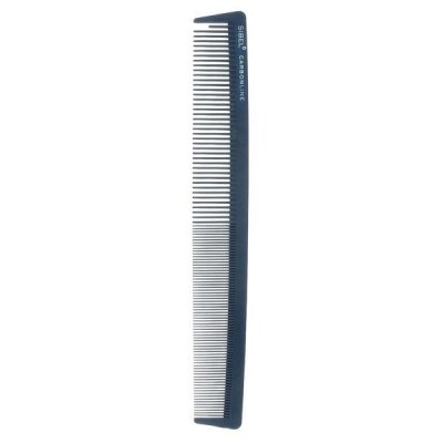 Piepteneprofesional 25 cm din CARBON pentru frizerie/barber/coafor din carbon - Sinelco foto