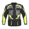 Geaca Moto Barbati W-Tec Burdys Evo, L, Negru/Gri/Verde