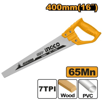 Fierastrau manual lemn 40 cm super select - Ingco HHAS48400 foto