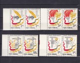 ROMANIA 1981 LP 1037 CANTAREA ROMANIEI PERECHE MNH