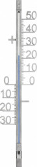 Termometru analogic pentru exterior cu montare pe perete 12.5011, TFA, 672441, argintiu foto