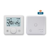 Termostat de ambient Smart Sansael SS311GS-RF-WF, WiFi, RF Wireless, Controlat Prin InternetTelefon, Compatibil cu Orice Centrala Termica, Programabil