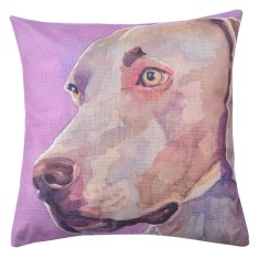 Fata perna decorative poliester Catelus 43x43 cm