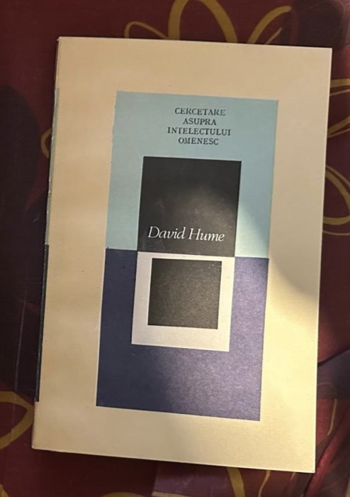 David Hume - Cercetare asupra intelectului omenesc