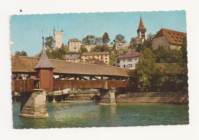 SH1-Carte Postala-ELVETIA , Luzern , Circulata 1968