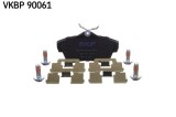 Set placute frana disc Citroen Jumpy II, Jumpy II Sasiu; Fiat Scudo, Scudo Sasiu; Peugeot Expert, Expert Sasiu, Expert Tepee; Toyota Proace Motor