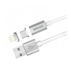 Cablu Magnetic Astrum UM350, USB la Micro USB, Gri, Date/Incarcare