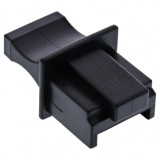 Set 100 buc protectie impotriva prafului pentru RJ45 Negru, InLine IL59942E