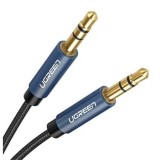 Cablu UGREEN AV122 Jack 3.5 mm AUX, 1.5m, Albastru