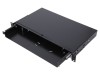 Patch panel telescopic 1U extensibil