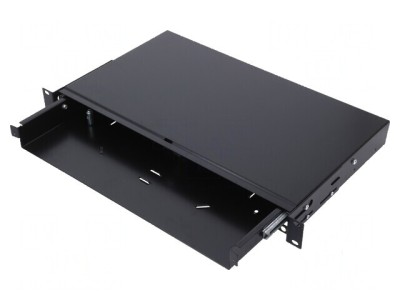 Patch panel telescopic 1U extensibil foto