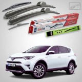 Cumpara ieftin Ștergătoare Toyota RAV4 A4 XA40 2012-2018 | Set Față și Spate Flat &ndash; TeamCar&reg;