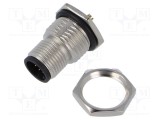 Conector M12 Soclu Tată A-DeviceNet/CANopen AMPHENOL LTW