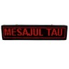 Panou LED Reclama 100x20 cm, Aluminiu, ROSU, Interior, 230V, Display Text Luminoasa, Perete