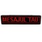 Panou text Led / Display Reclama 100x20 cm - ROSU - pentru interior