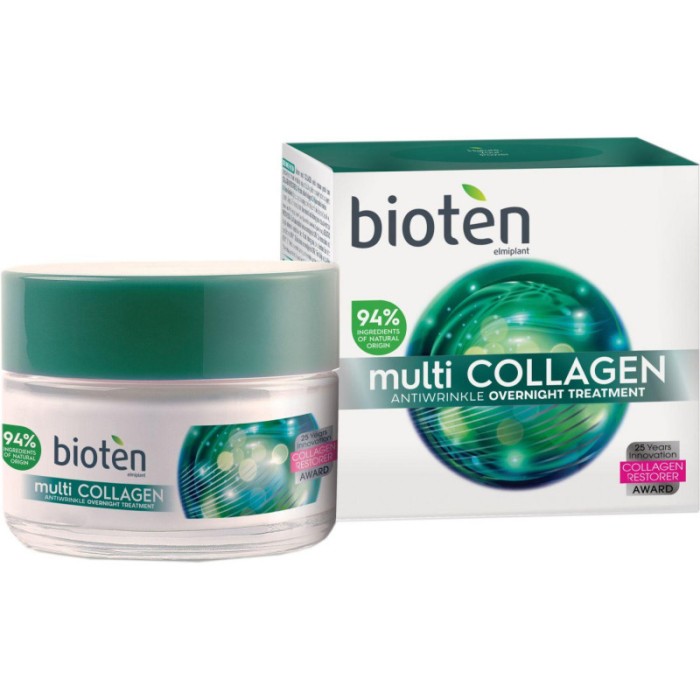 Bioten Multi-Collagen Antiwrinkle Overnight Treatment antirid de noapte 50 ml