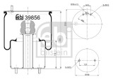 FEBI BILSTEIN 39856 Burduf, suspensie pneumatica