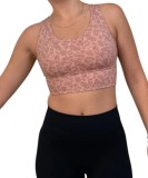 Cumpara ieftin Bustieră Sport din Microfibră &ndash; Suport Ridicat, Confort și Respirabilitate pentru Antrenamente - XL - Roz antic