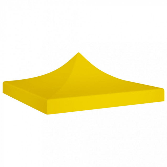 vidaXL Acoperiș pentru cort de petrecere, galben, 3 x 3 m, 270 g/m&sup2;